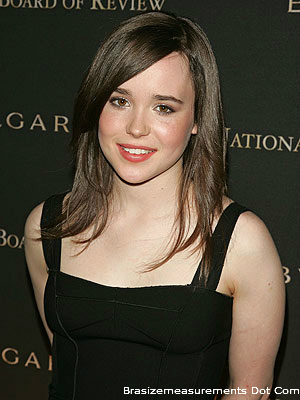 Ellen Page Bra Size