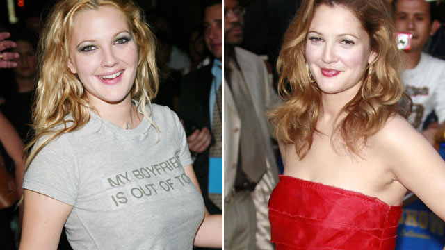 Drew Barrymore Breast Reduction