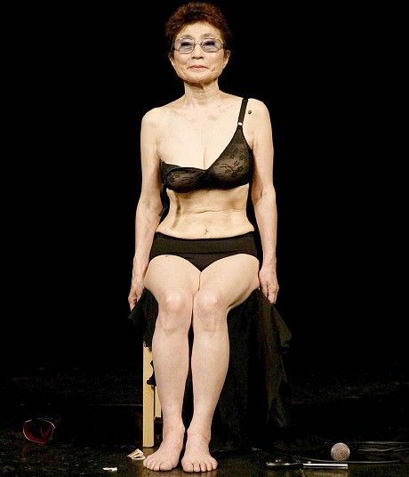Yoko Ono Bra Size