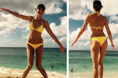 Tricia Helfer Bra Size