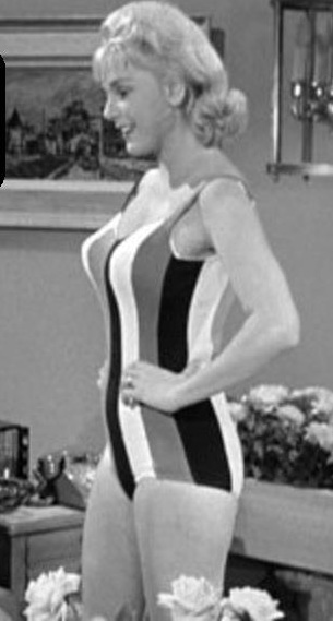 Connie Hines in a swimsuit
