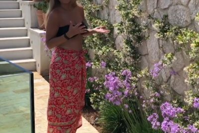 Lori Greiner Enjoying a Sunny Day Outdoors